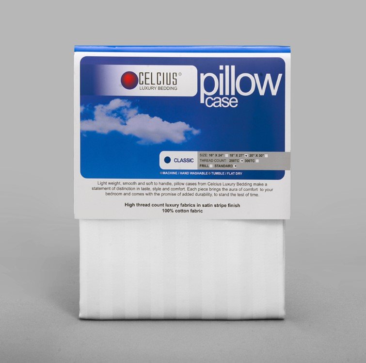 Pillow Case - Classic - 20'' x 30'' ( White )