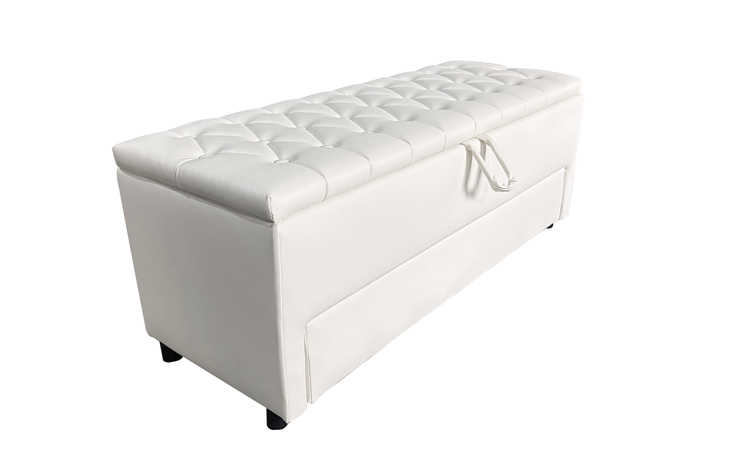 Bench with Storage - PU White (WSS995 )