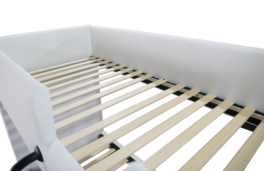Single Size bunk bed - PU White (4668)