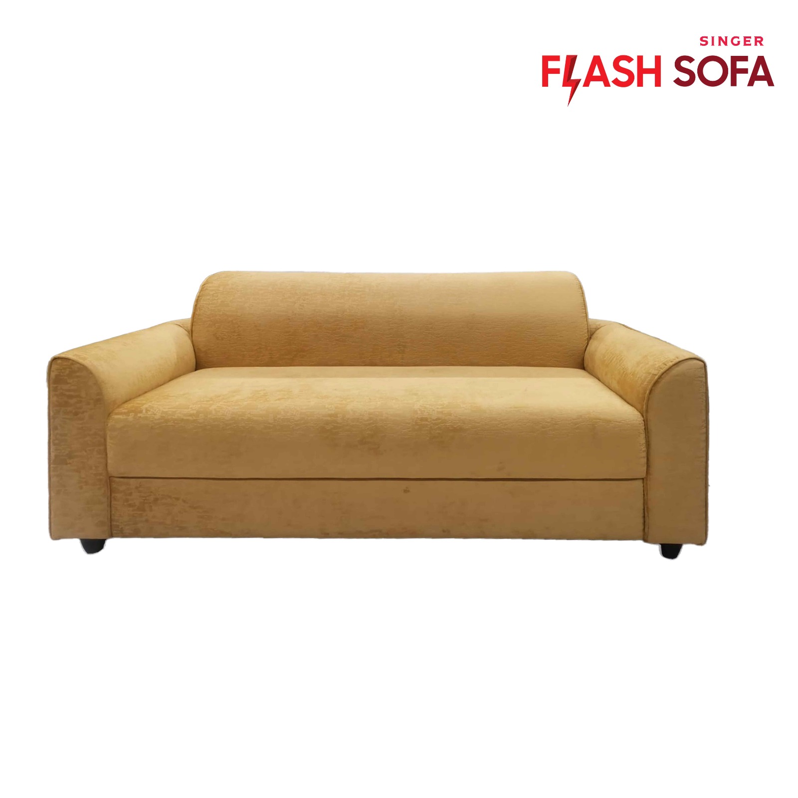 3 Seater Flash Sofa - Light Brown