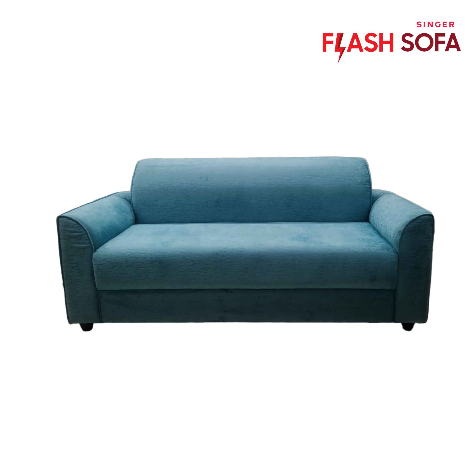 3 Seater Flash Sofa - Baby Blue