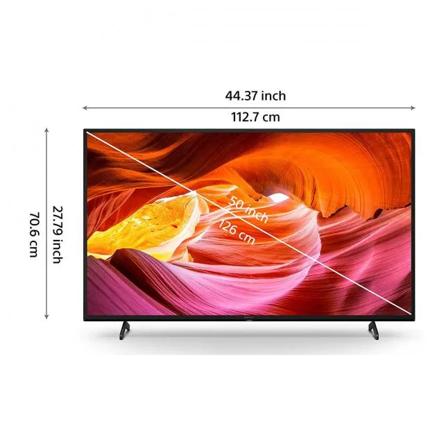 SONY 50X75K 4K UHD HDR GOOGLE TV)