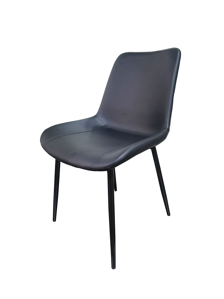 Dining Chair FDC-25 - Black ( Black Legs )