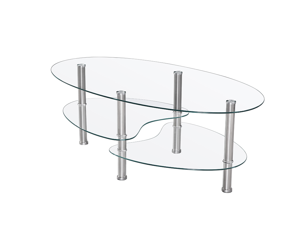 Coffee Table ( FCT-32 ) - Transparent Glass