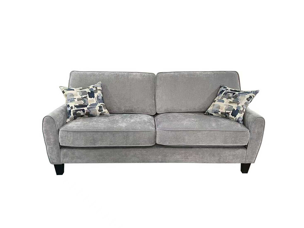 3 Seater LOTUS Sofa - Fabric Grey (9055)