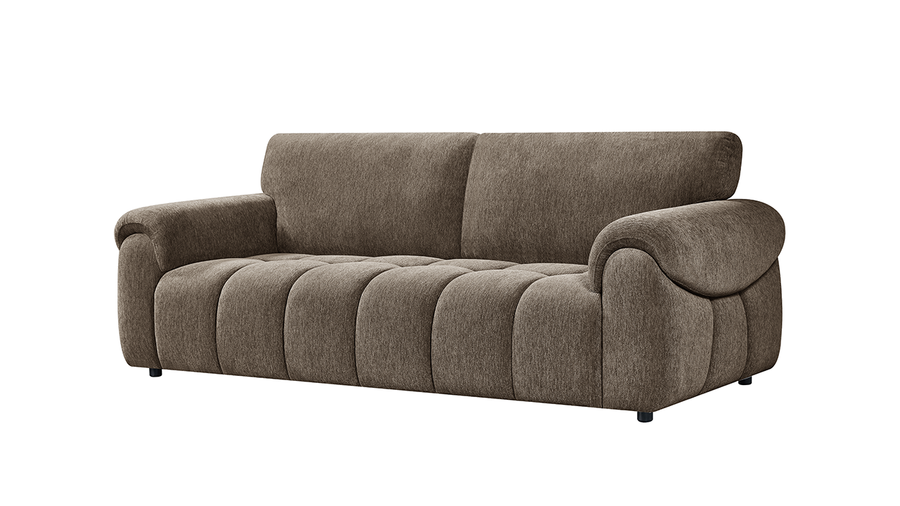 3 Seater Cloud Sofa MK-6271 - Light Brown