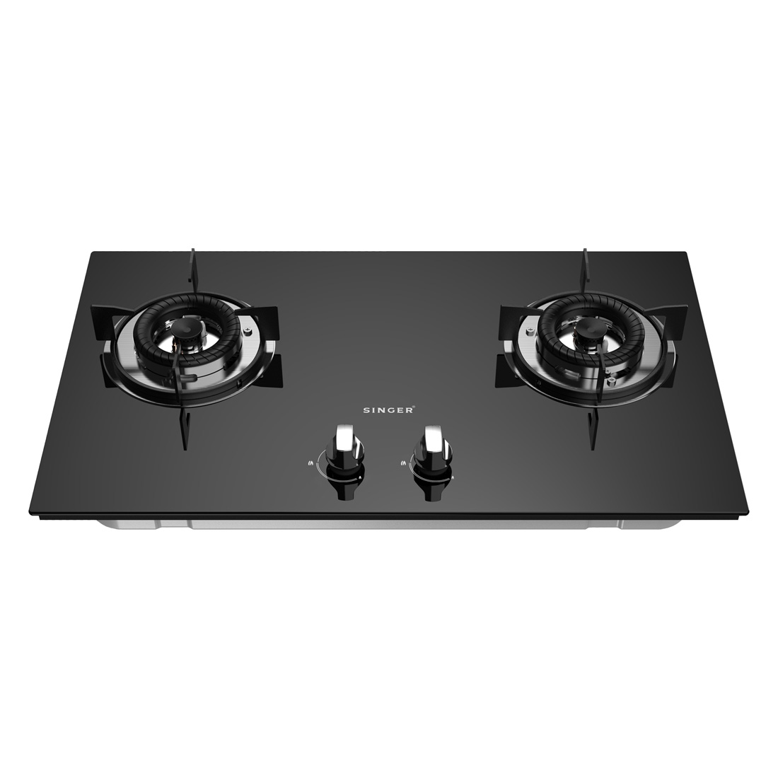 Singer Cooker Hob SBI-SMPQ57G - Two Burner Glass Top