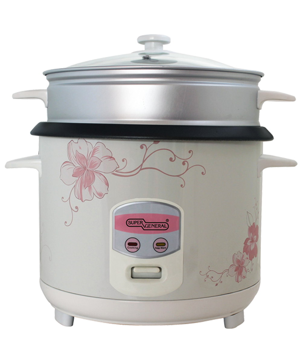 SUPER GENERAL RICE COOKER 1.5L - WHITE