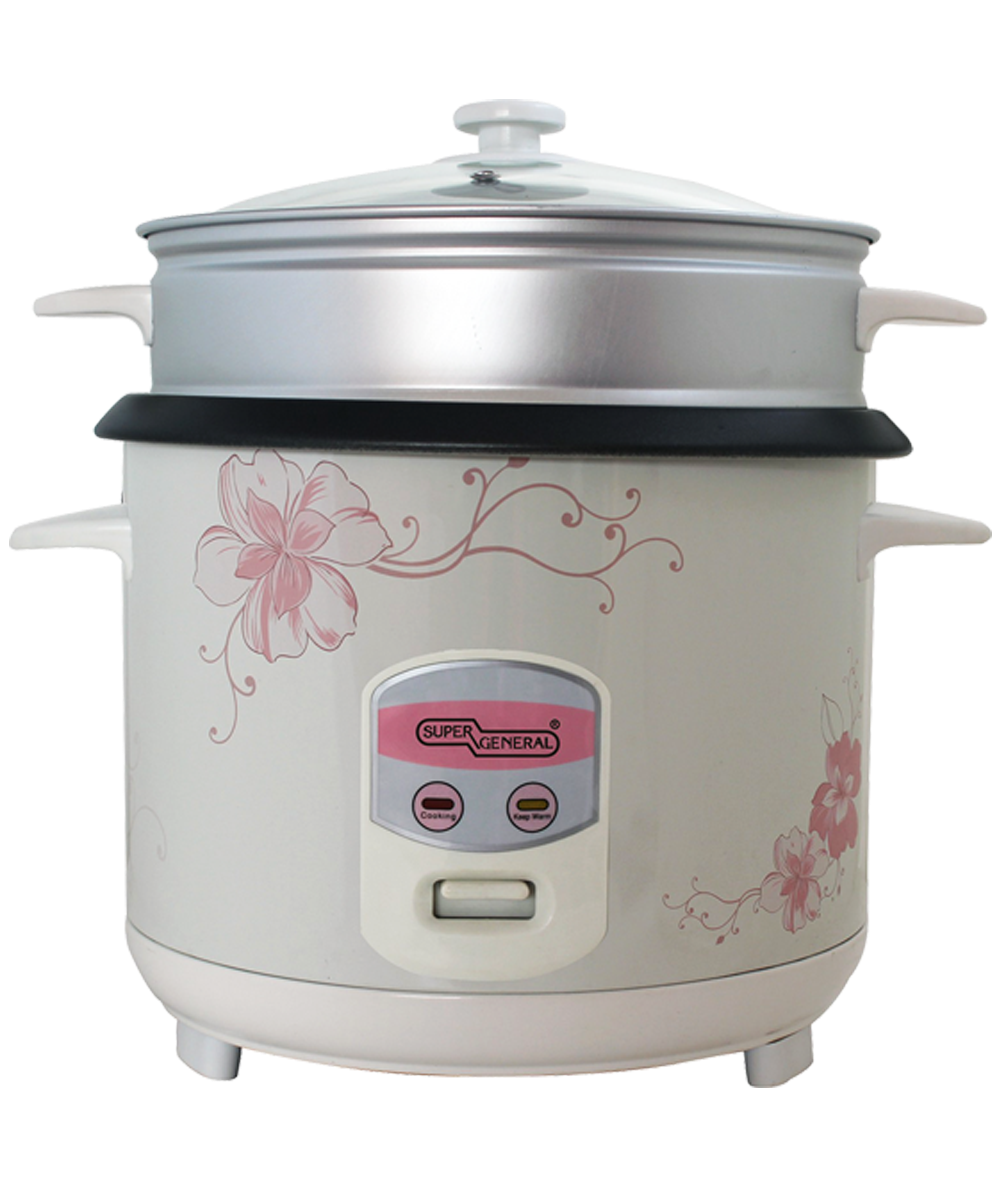 SUPER GENERAL RICE COOKER 2.2L - WHITE