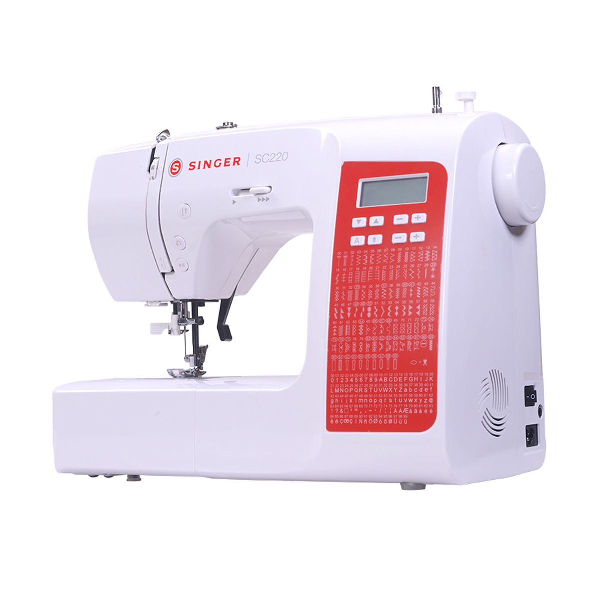 Singer Sewing Machine Portable, 200 Built In Stiches (SC220)