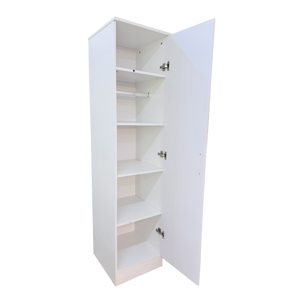 Single Door Wardrobe - GLOSS WHITE