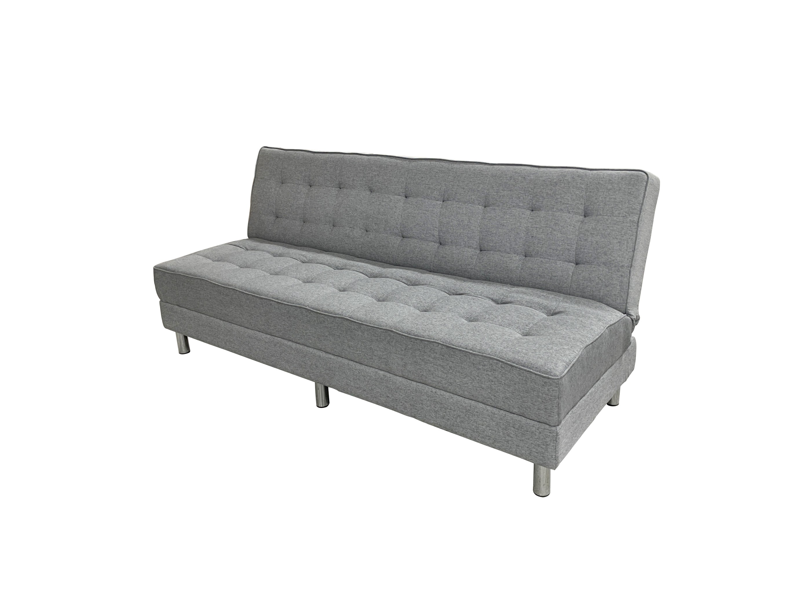 Foldable Sofa Bed 6ft - Light Grey