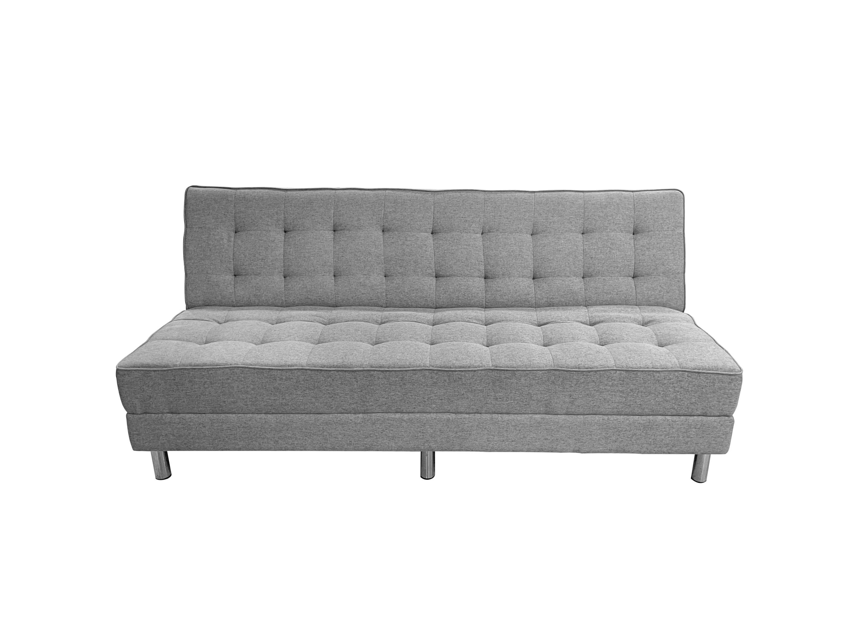 Foldable Sofa Bed 6ft - Light Grey