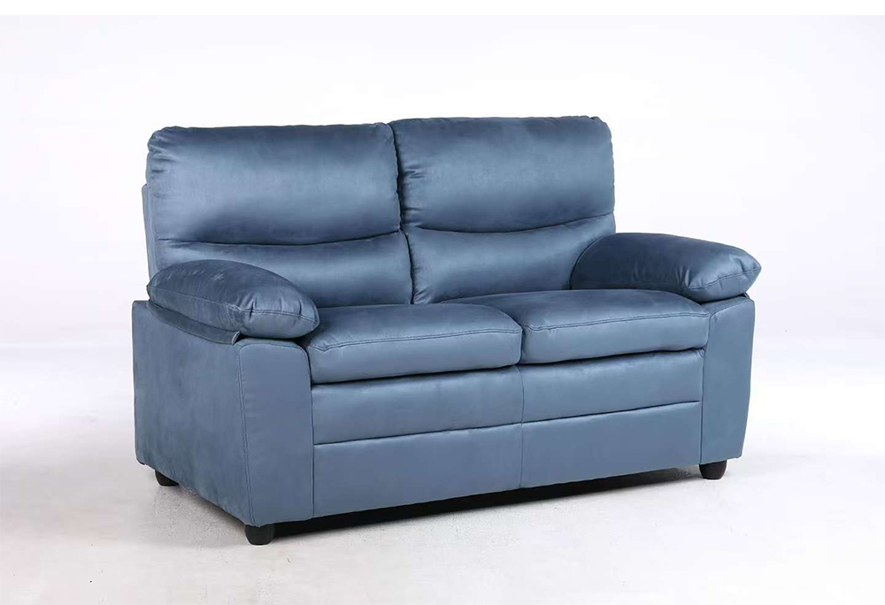2 Seater ROYAL Sofa - Full Fabric Microfiber Blue (9612)