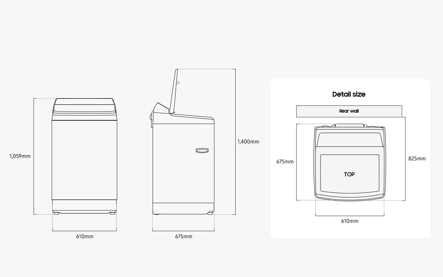 Samsung Top Loaded Washing Machine 13kg - AI with Ecobubble