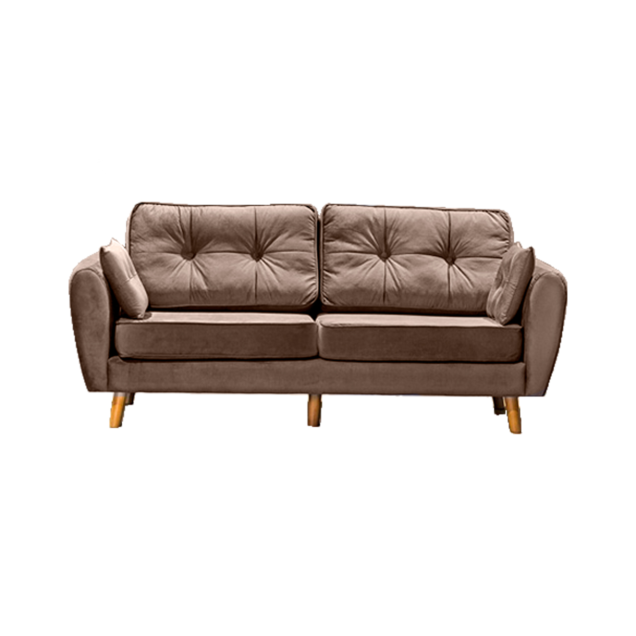 3 Seater Danish Sofa - Brown