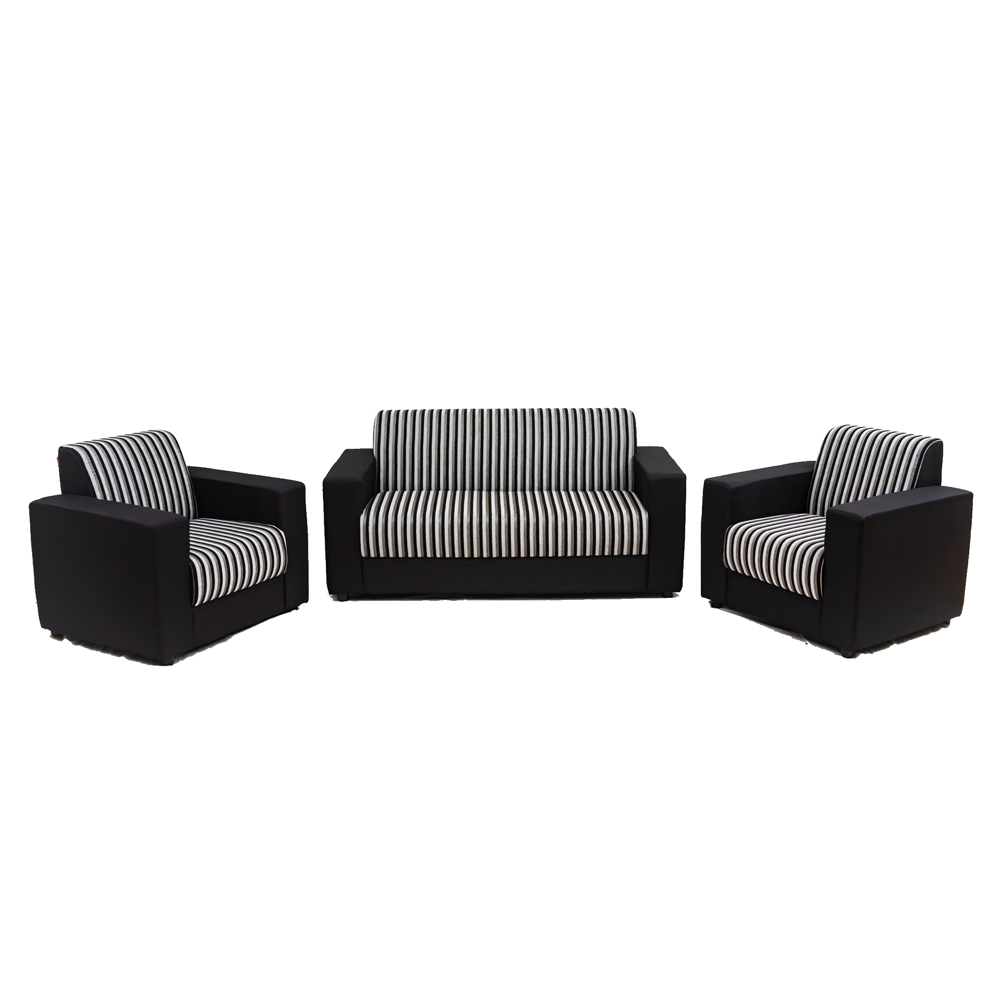 3 Seater - Milan Sofa - Black