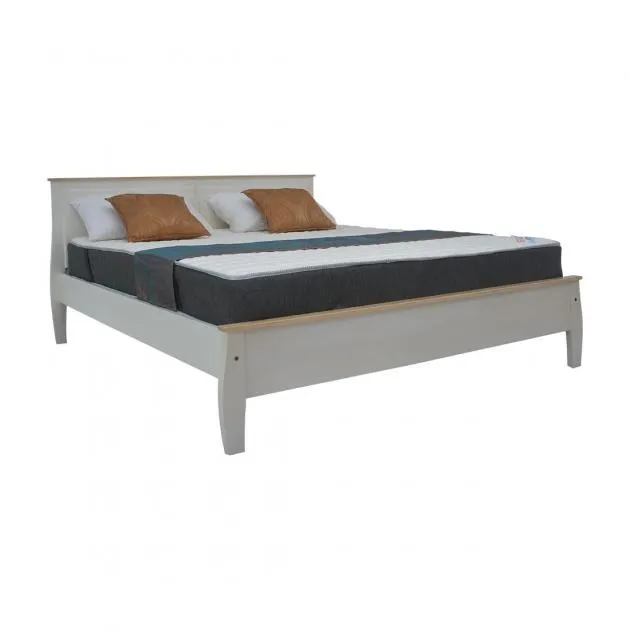 Preston White Colour Queen Bed