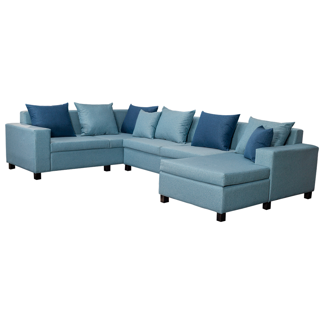 Florac Sectional Sofa - Pale Blue (WFL-FLORAC-05S