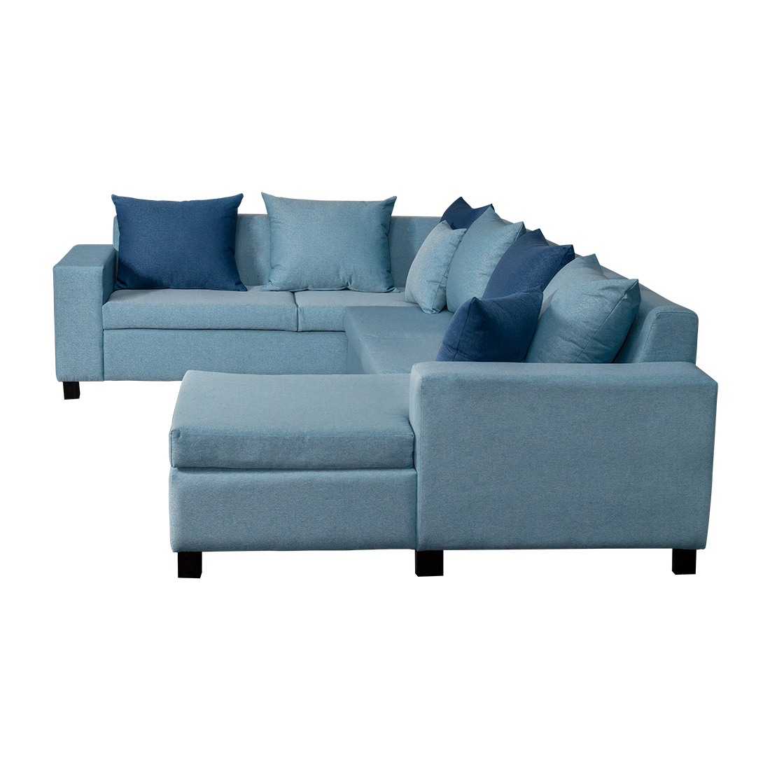 Florac Sectional Sofa - Pale Blue (WFL-FLORAC-05S