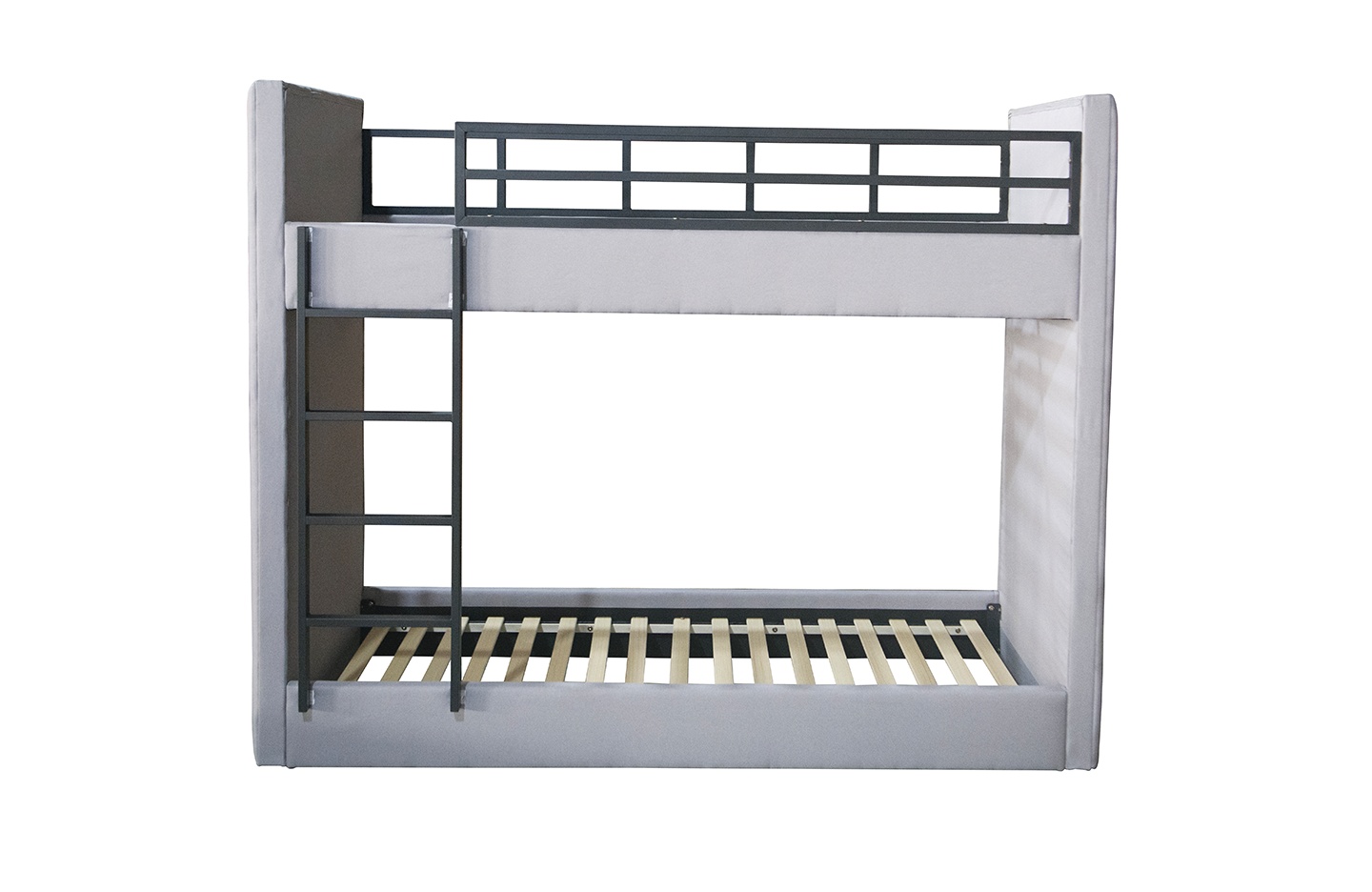 Single Size bunk bed - Fabric Light Grey (4879)