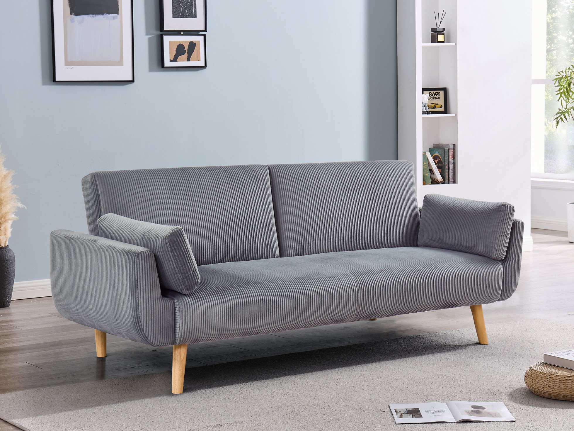 Foldable Sofa Bed XL1719 - Grey