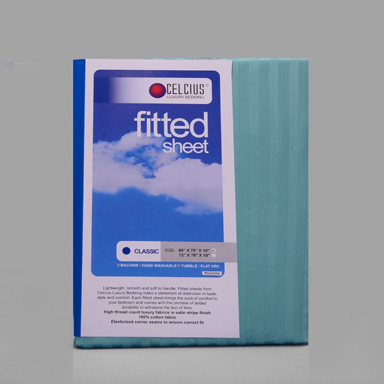 Fitted Sheet Classic 36"X78"X10'' (Color: Meadow)