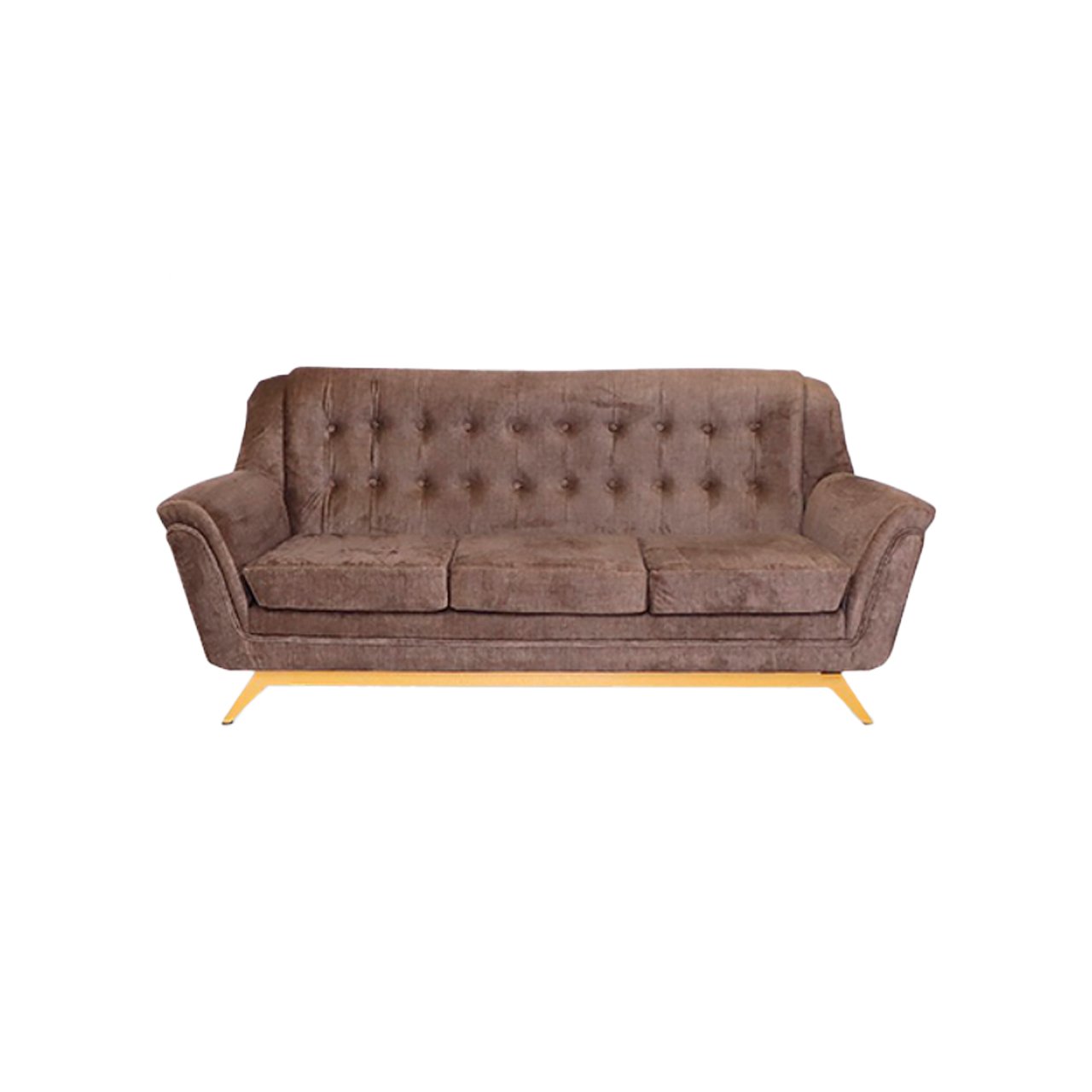 3 Seater Rush Sofa (Brown)