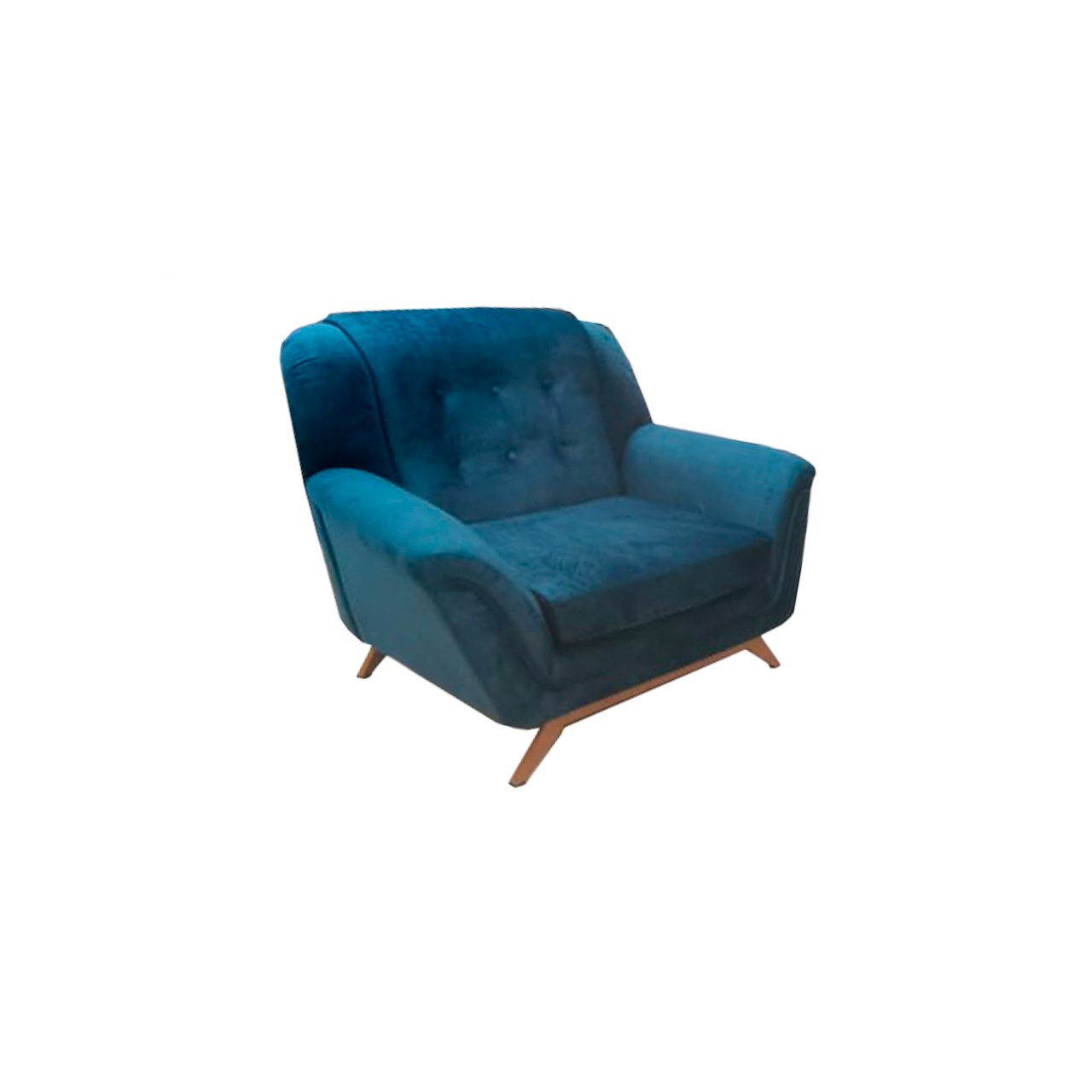 1 Seater Rush Sofa (Blue)