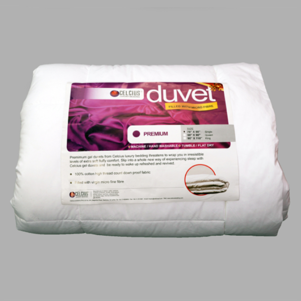 Duvet Cover (Premium) 110"X90"