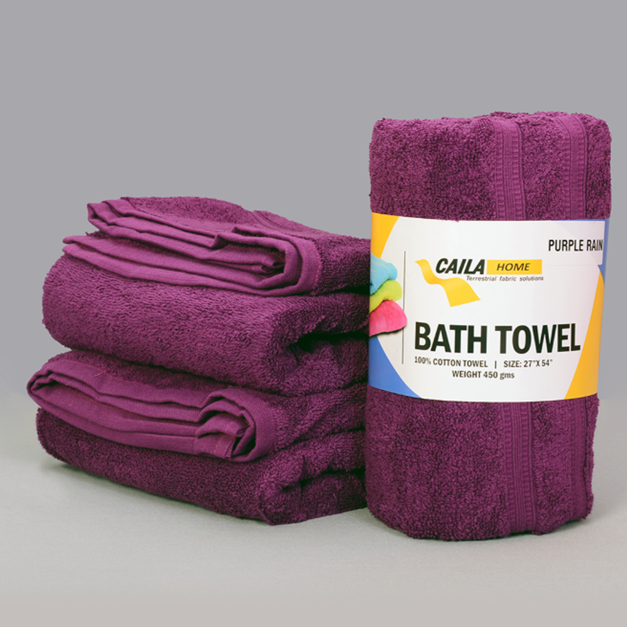 Caila - Quick Dry Towel - 27’’X54’’ (Purple Rain)