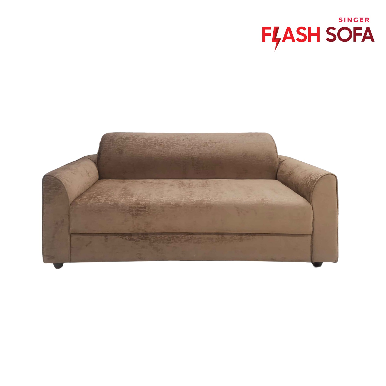 3 Seater Flash Sofa - Dark Brown