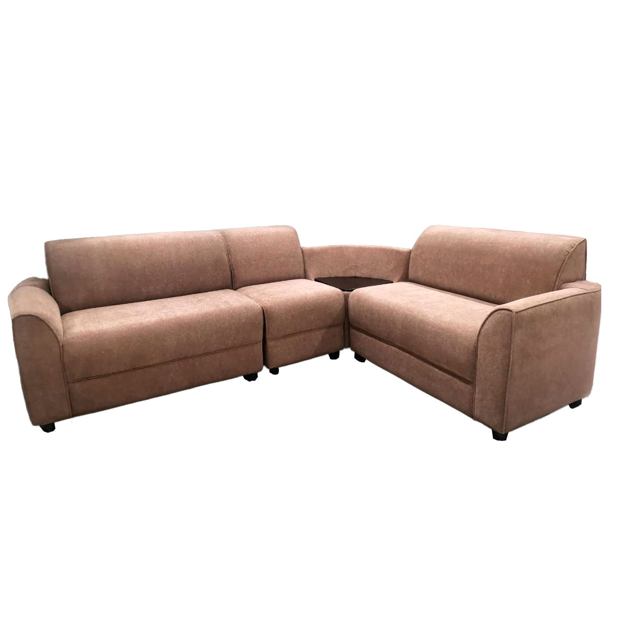 Corner Sofa - Full fabric 2 + 2 + 1 + 1 BROWN