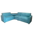 Corner Sofa - Full fabric 2 + 2 + 1 + 1 BLUE