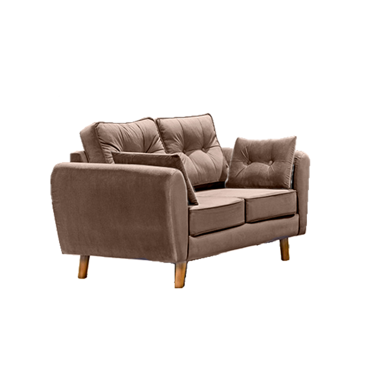 2 Seater Danish Sofa - Brown