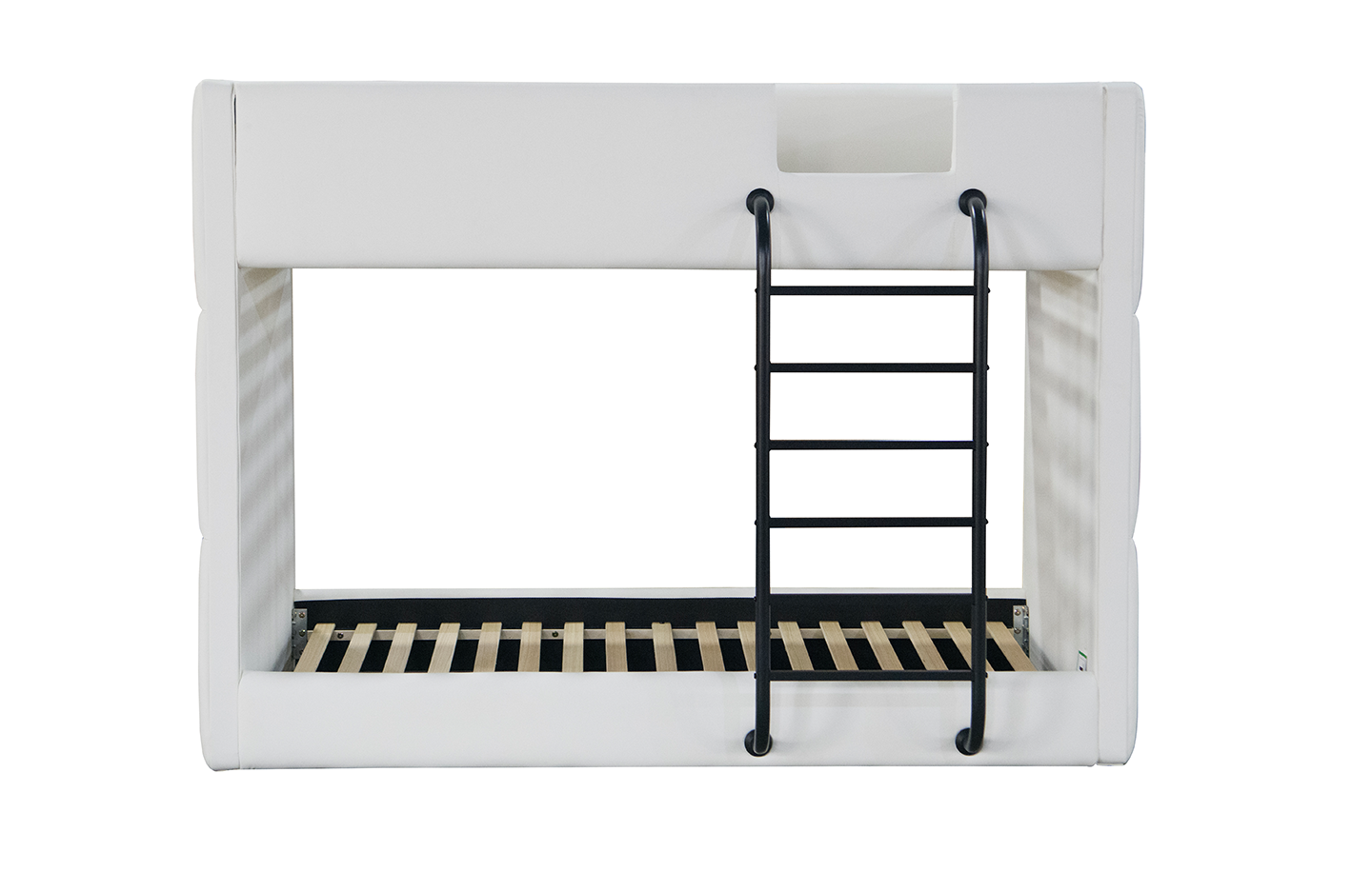 Single Size bunk bed - PU White (4668)