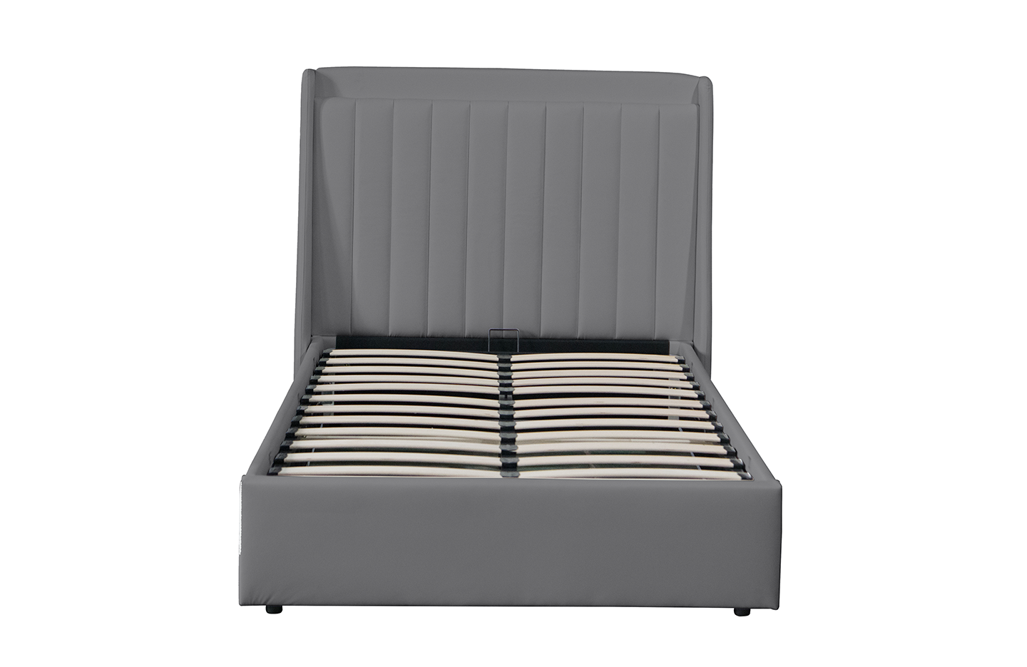 Queen size storage bed - PU Light Grey ( 5362G )
