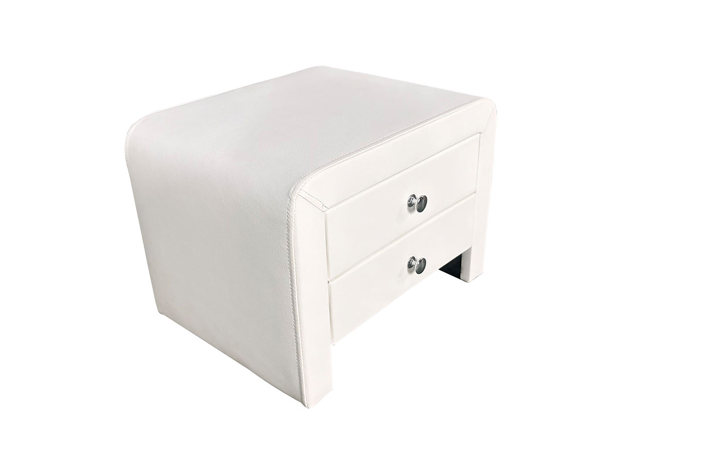 Night Stand \ Bed Side Table - PU White (WSS907)