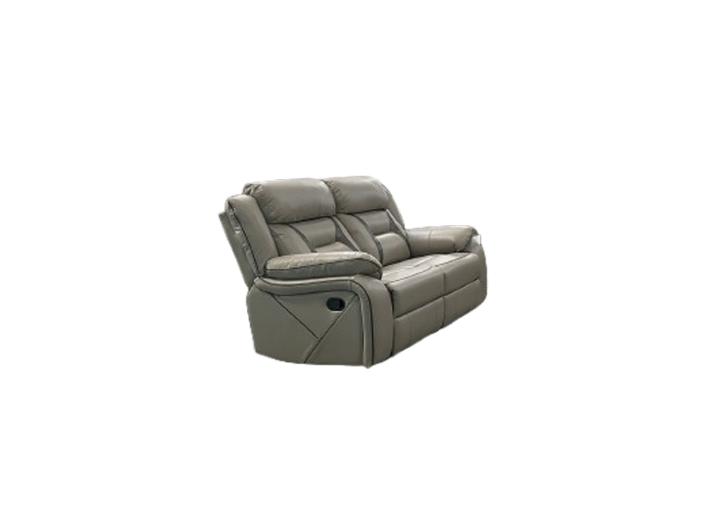 2 Seater GLAMOUR Sofa - Air Leather ICE GREY (8268)