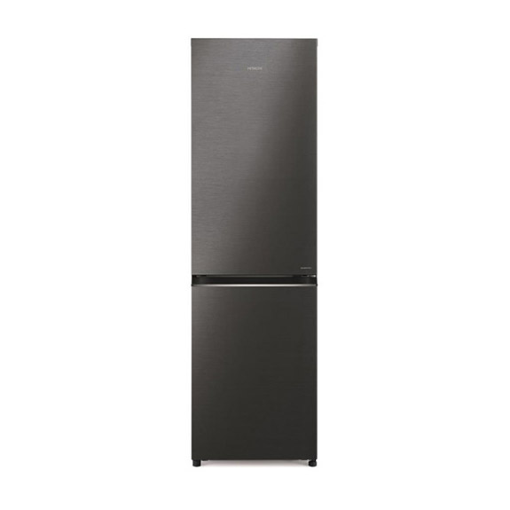 Hitachi Bottom freezer Refrigerator Brilliant Black BBK