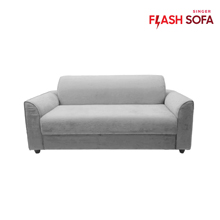 Flash Full Fabric 3-Seater Sofa (Grey)