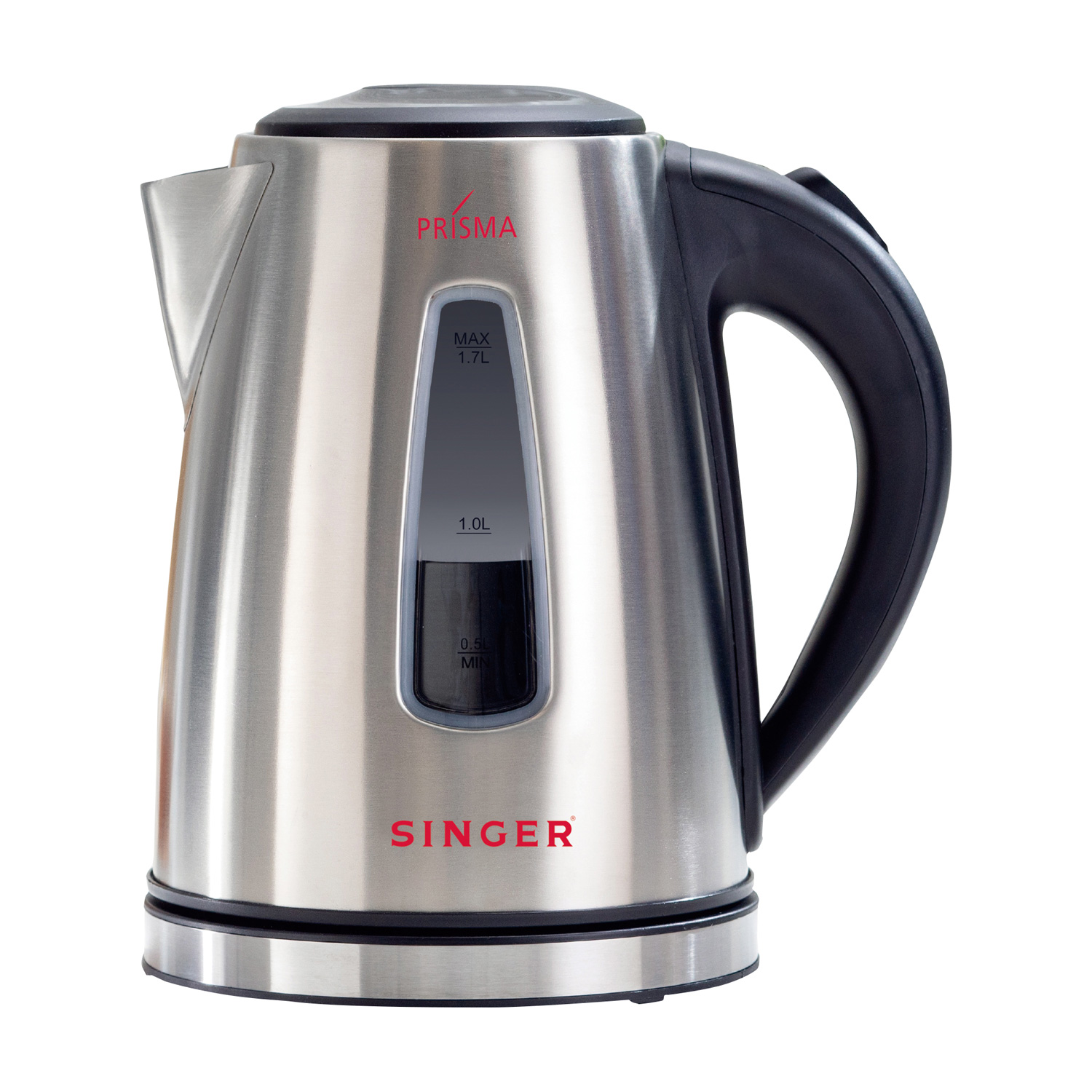 Singer Electric Jug Kettle 1.7L Stainless Steel, 2000W