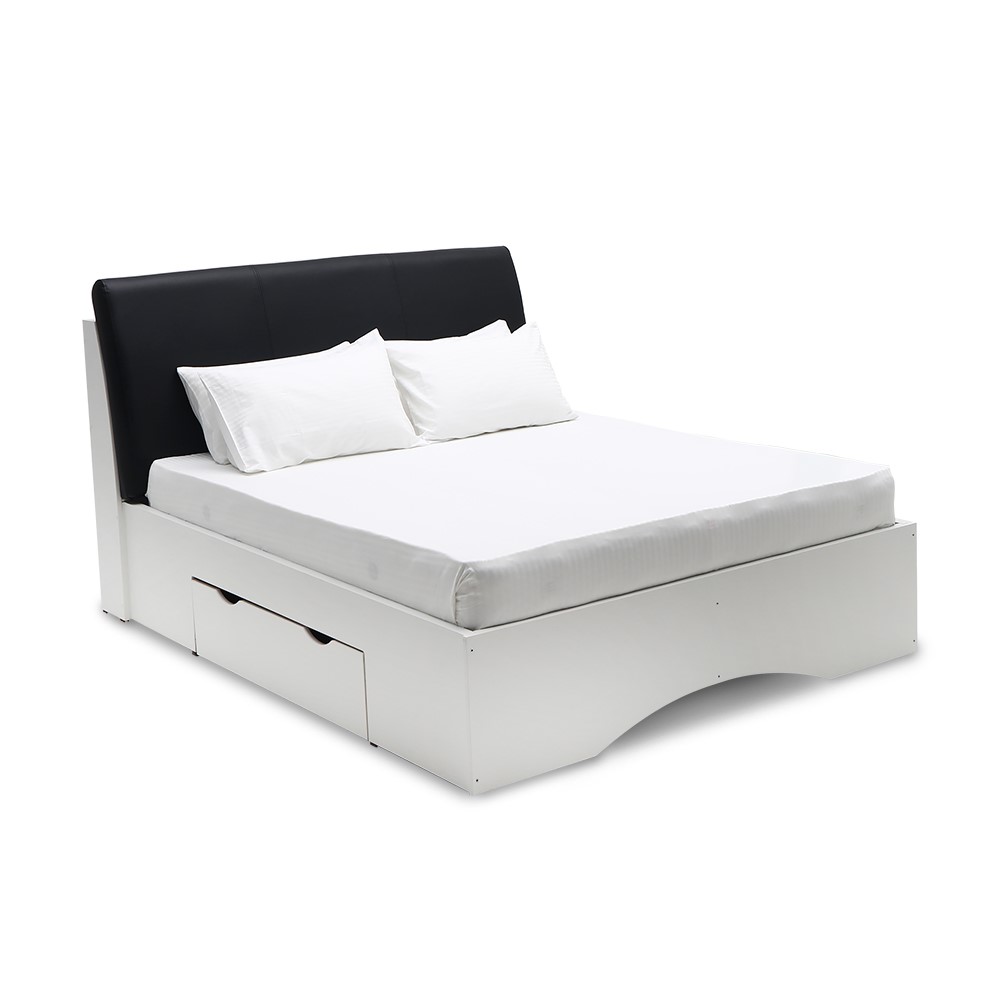 OREGON KING SIZE BED (White)