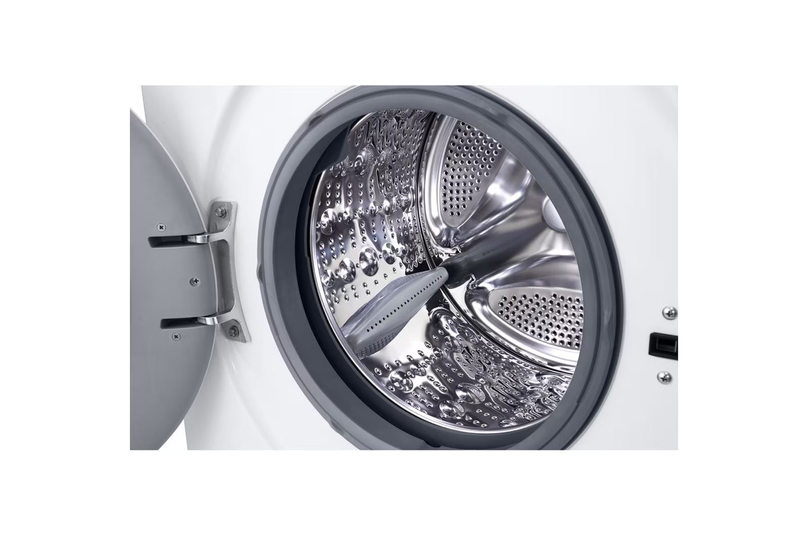 LG 8kg Front Load Washer, White