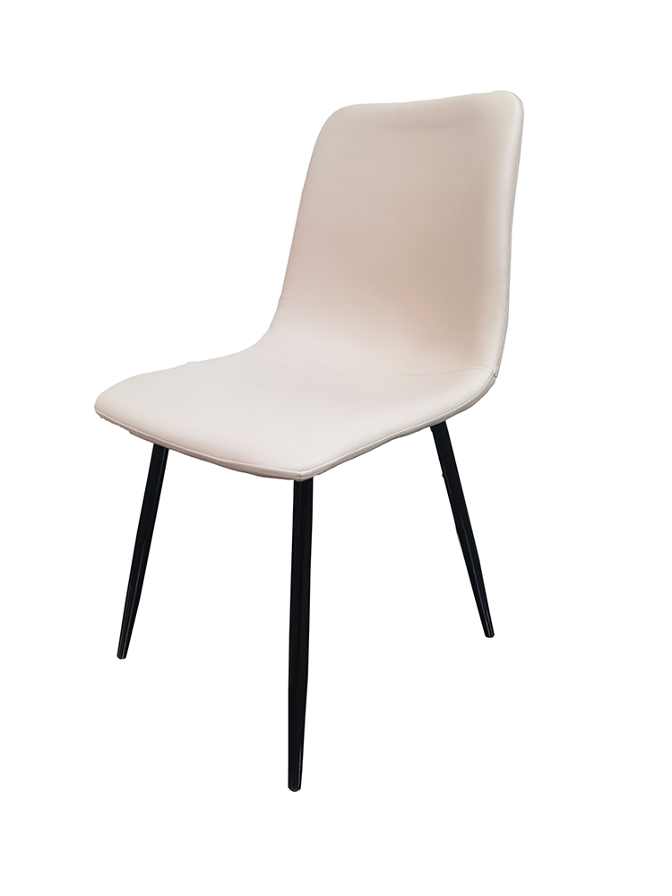 Dining Chair FDC-12 - Beige ( Black Legs )