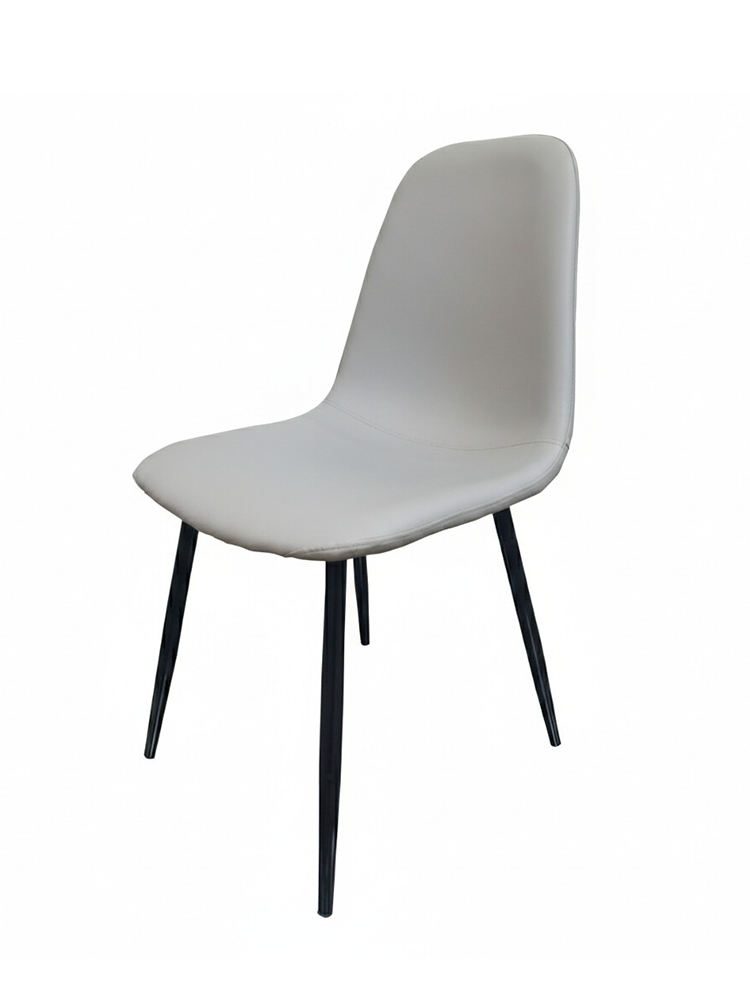 Dining Chair FDC-2 - Grey ( Black Legs )