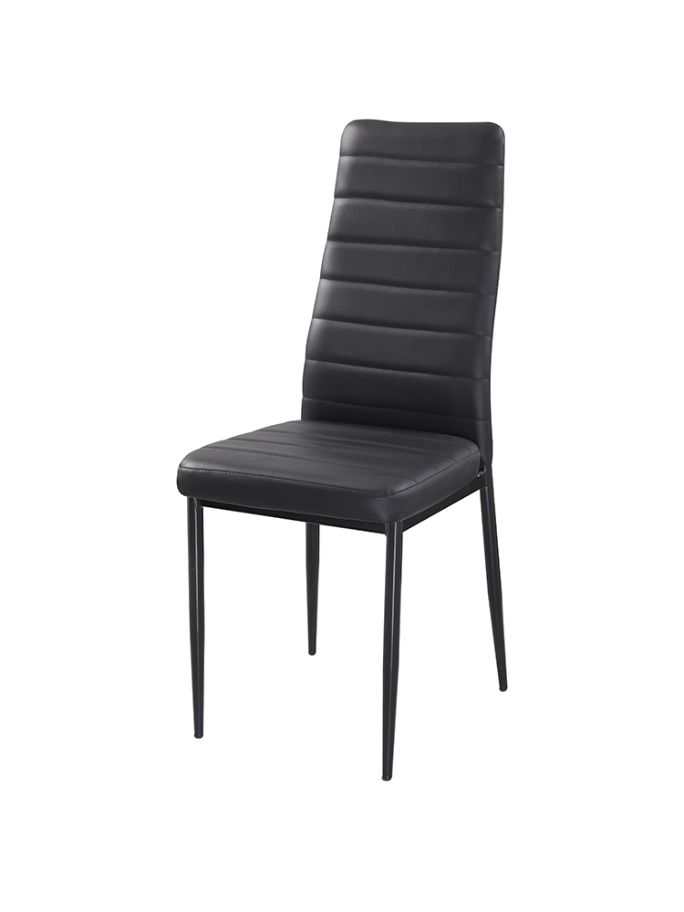 Dining Chair FDC-64 - Black ( Black Legs )