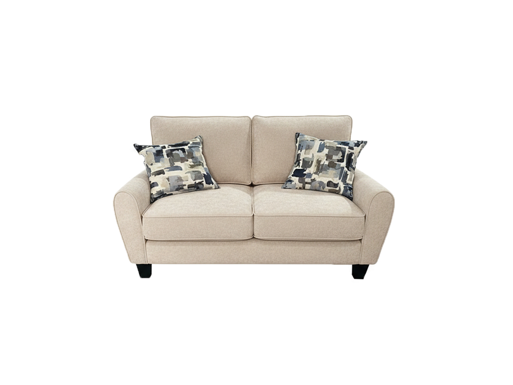 2 Seater LOTUS Sofa - Fabric Beige (9055)