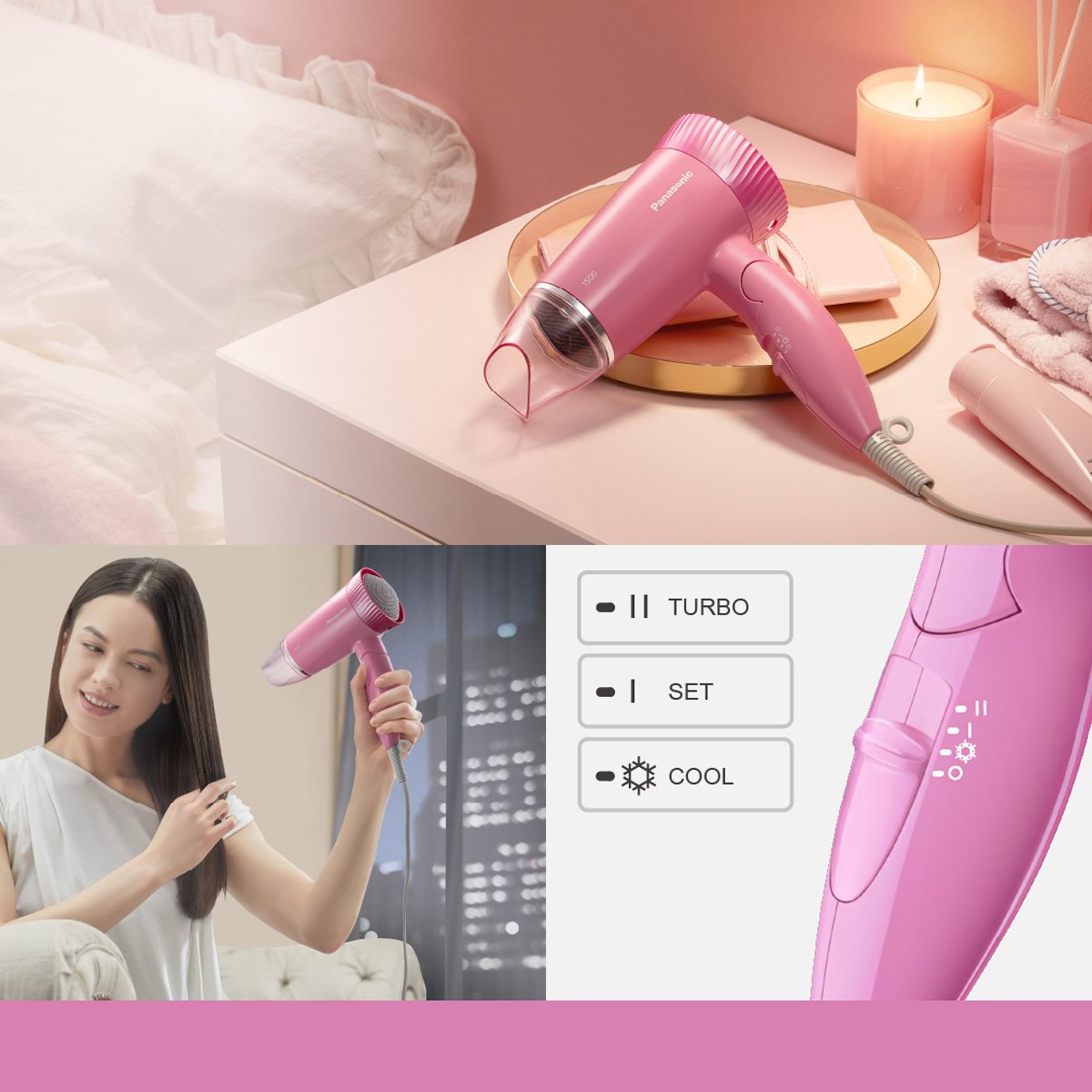 Panasonic Hair Dryer EH-ND57 - With Nozzle