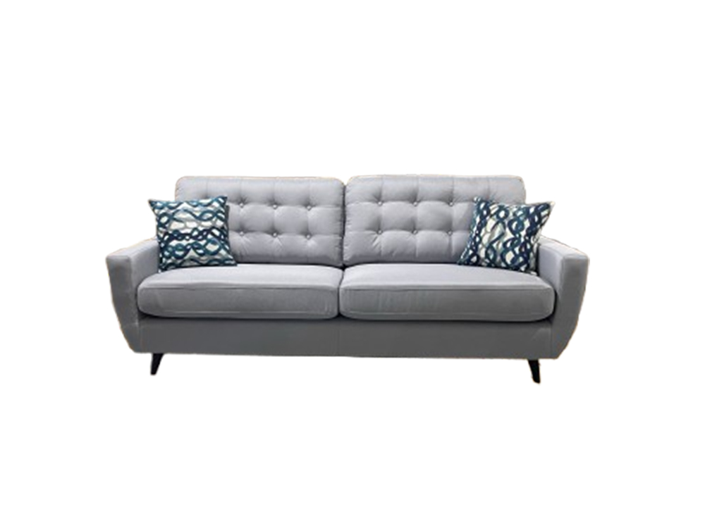 3 Seater SAHARA Sofa - Fabric Grey (9053)